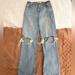 Abercrombie 90s straight ultra high rise size 27/4